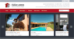 Desktop Screenshot of imoveisfarahlemos.com.br