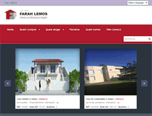 Tablet Screenshot of imoveisfarahlemos.com.br